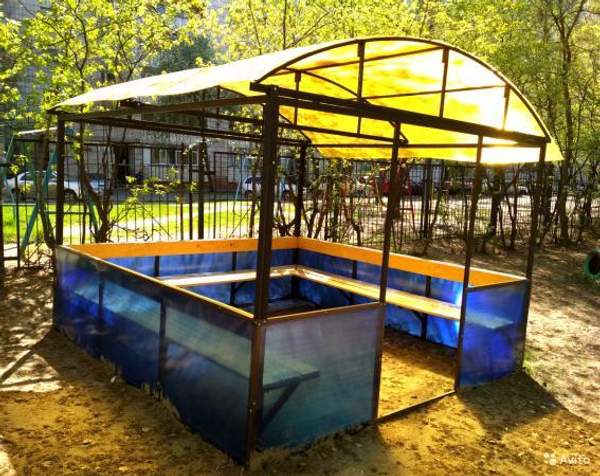 Беседка Семейная с фронтонами