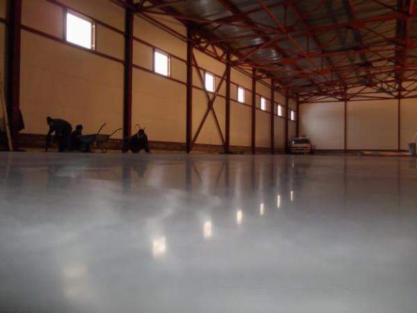 Беспылевые промышленные бетонные полы