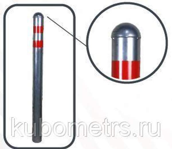 Бетонируемый столбик парковочный серия "Мегаполис" 750 мм