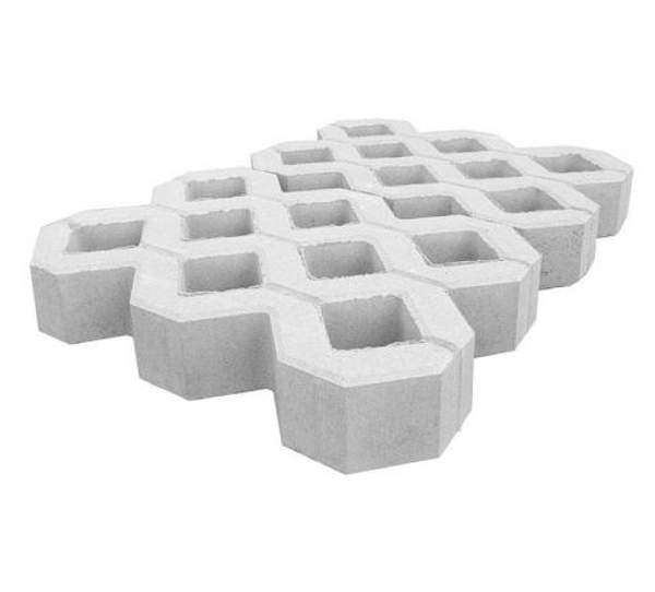 Бетонная решетка газонная(MonoColor - цвет в ассортименте) 400х600х100мм