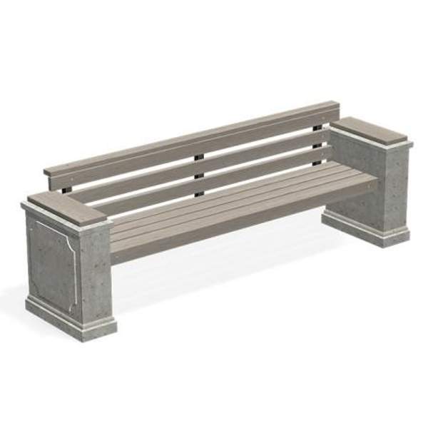 Бетонная скамейка С-105