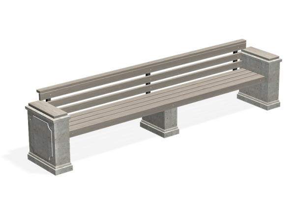 Бетонная скамейка С-106
