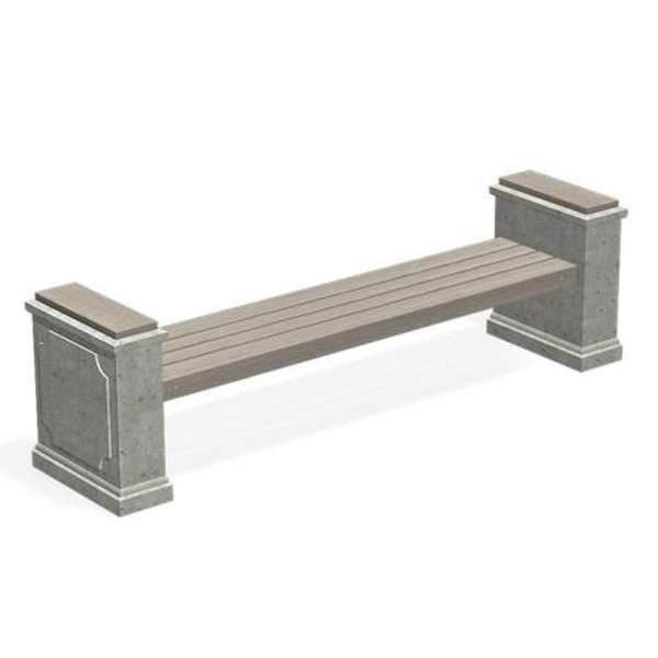 Бетонная скамейка С-128