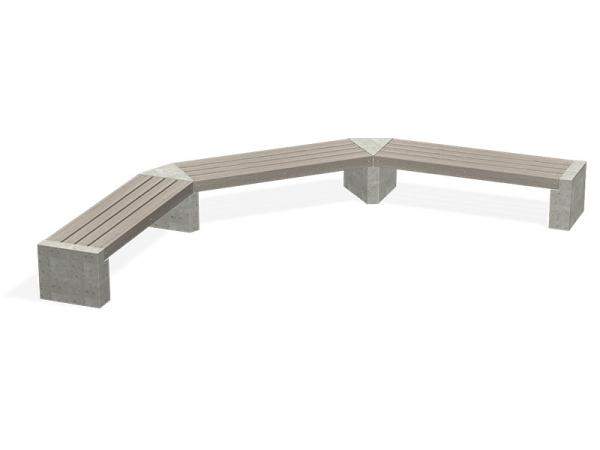 Бетонная скамейка С-129