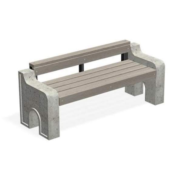 Бетонная скамейка С-22