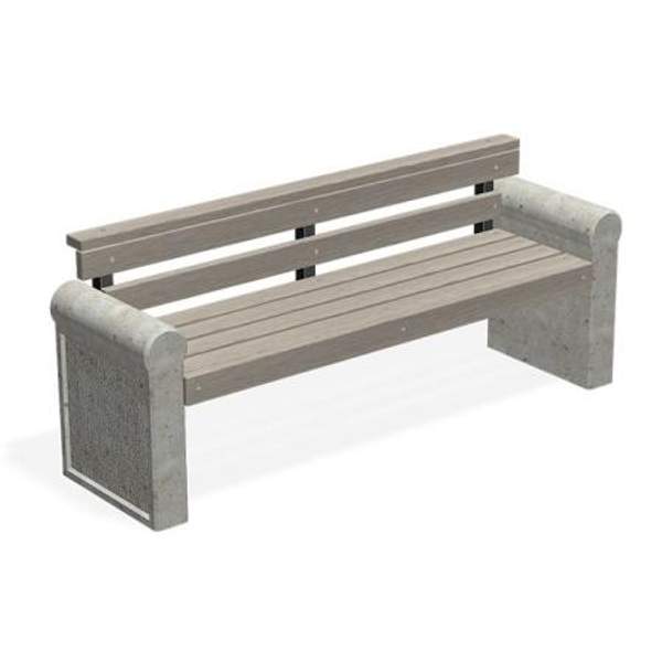 Бетонная скамейка С-25