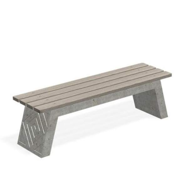 Бетонная скамейка С-35