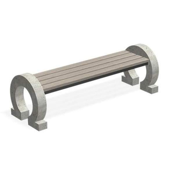 Бетонная скамейка С-73