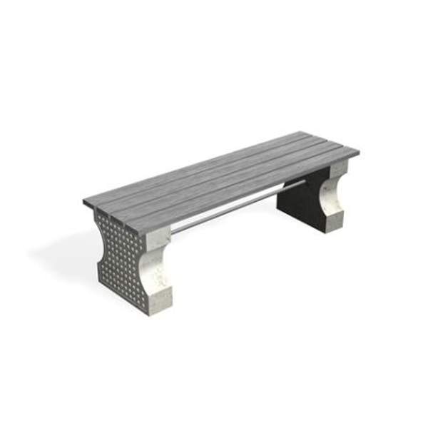 Бетонная скамейка СБ-3 без спинки