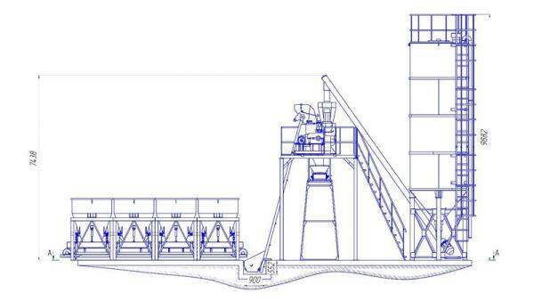 Бетонный завод УРАЛ-Бетон-20-ДК16-600