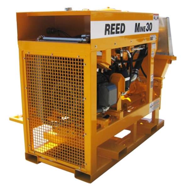Бетононасос REED (США) MINE30 23 куб.м/час компакт Подача: горизонт 250 м, вертикаль 101 м