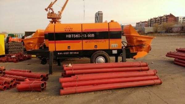 Бетононасос стационарный с приводом от электродвигателя DEBOOM HBTS60-13-90B