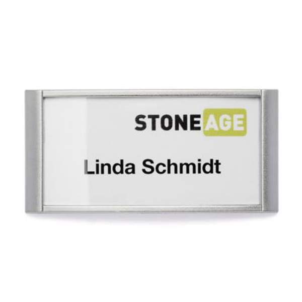 Бейдж Durable Classic, с магнитом, выпуклый, пластик, 30 x 65 мм D8540-23