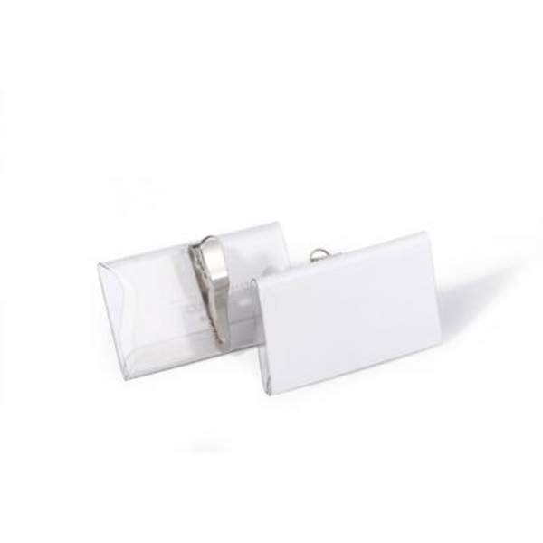 Бейдж Durable, крепление крокодил, 40 x 75 мм D8110-19