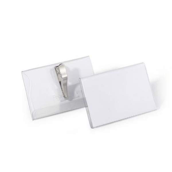 Бейдж Durable, крепление крокодил, 54 x 90 мм D8111-19