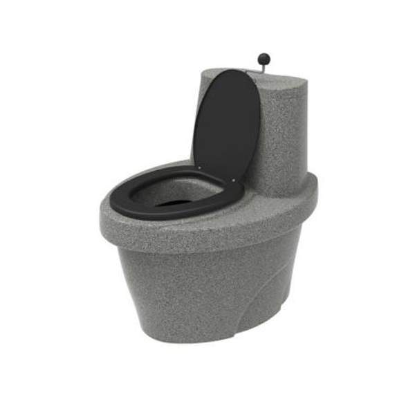 Биотуалет торфяной белый гранит