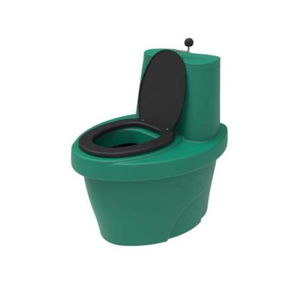 Биотуалет торфяной зелёный