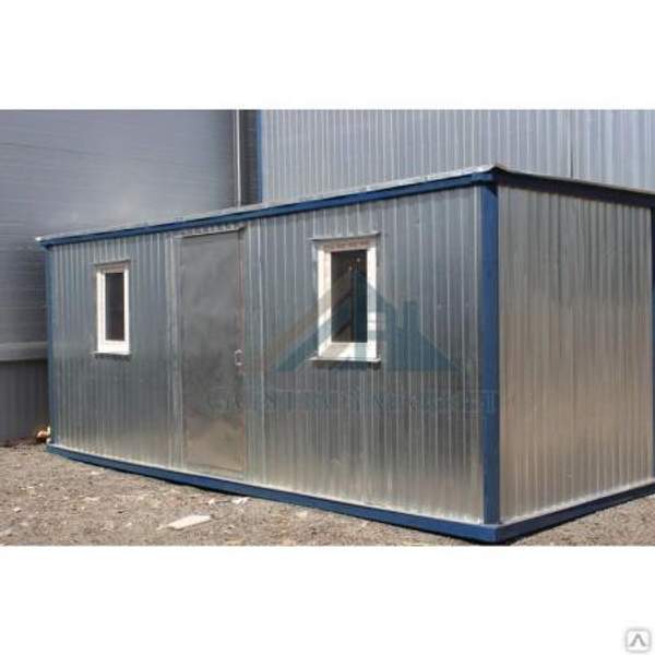 Блок контейнер БК-03 металлический "РАСПАШОНКА" 6х2,4 м ЭКОНОМ