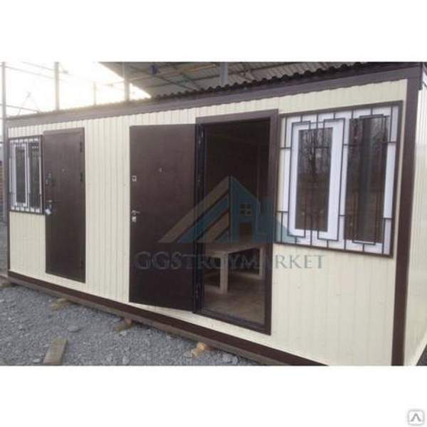 Блок контейнер Бытовка модуль 6х2.4м с отдельными комнатами.