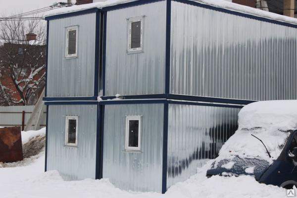 Блок контейнер, бытовка прорабская для проживания, новая 6 м