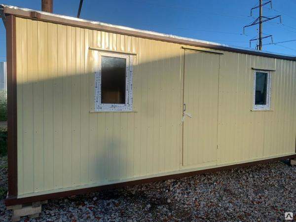 Блок контейнер распашонка строительная 6х2.4м новая
