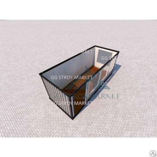 Блок контейнер с панорамными окнами