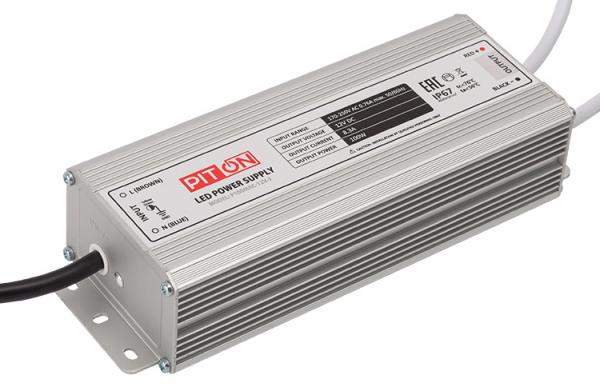 Блок питания герметичный Piton 12В 100Вт IP67 в металлическом корпусе