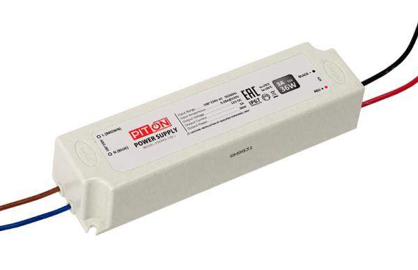 Блок питания герметичный Piton 12В 100Вт IP67 в пластиковом корпусе