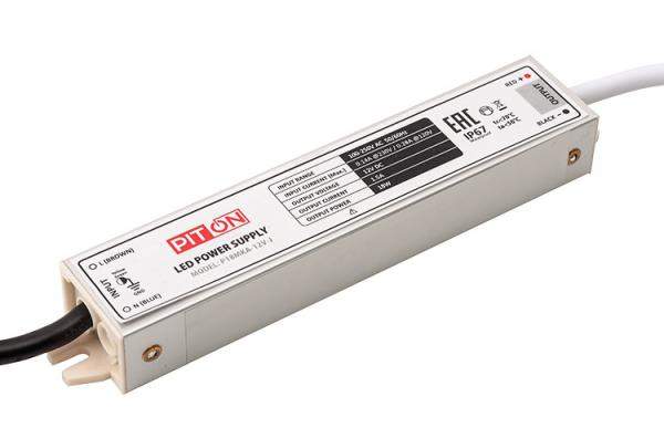 Блок питания герметичный Piton 12В 20Вт IP67 в металлическом корпусе