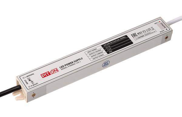 Блок питания герметичный Piton 12В 40Вт IP67 в металлическом корпусе