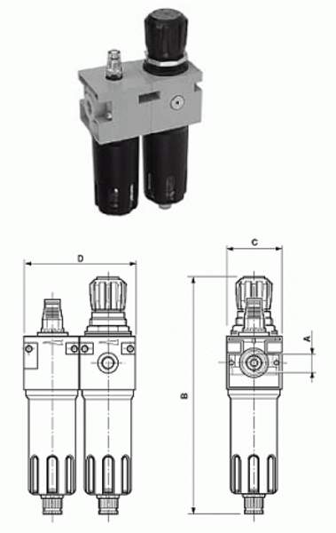 Блок подготов воздуха арт. 3160/3