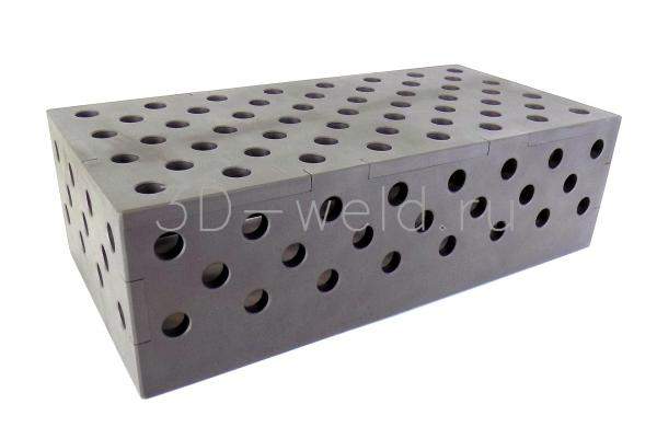 Блок соединительный 400х200х120 мм для Сварочных столов D16