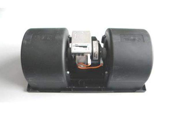 Блок вентилятора 3-х скоростной, с резистором (эл/двигатель обдува ветрового стекла) ЛиАЗ, ПАЗ, КАВЗ, НефАЗ, Волжанин, оригинал, по каталогу SPAL № 30002247 24в