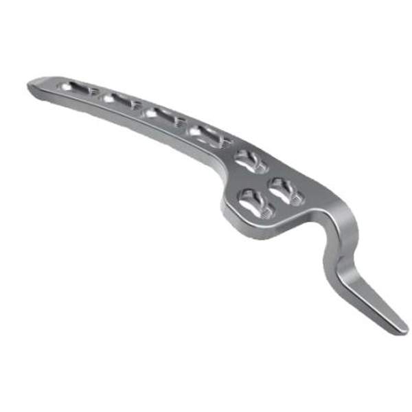 Блокированный накостный остеосинтез ООО "Титанмед" 3.5 мм Блокированная ключичная пластина с крючком