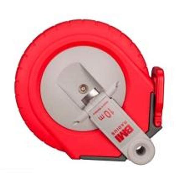 BMI Рулетка стальная BMI RADIUS 10M с фибергласовой лентой