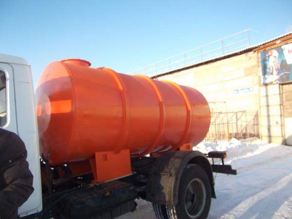 Бочка ассенизаторская, вакуумная цистерна 4.5 м/куб