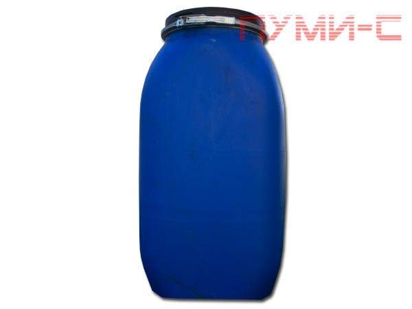 Бочка пластиковая с крышкой под обруч 50 л (новая пищевая)