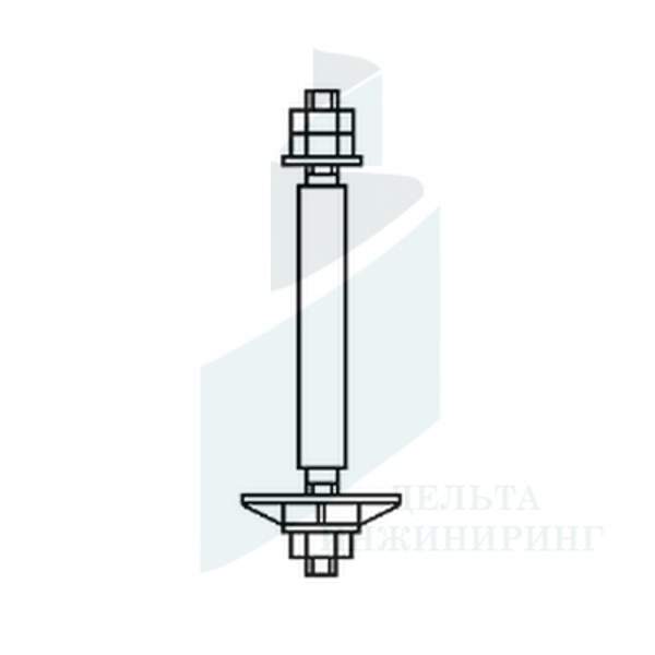 Болт анкерный фундаментный с плитой 2.3 ГОСТ 24379.1-80