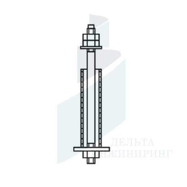 Болт анкерный фундаментный съемный 4.1 ГОСТ 24379.1-80