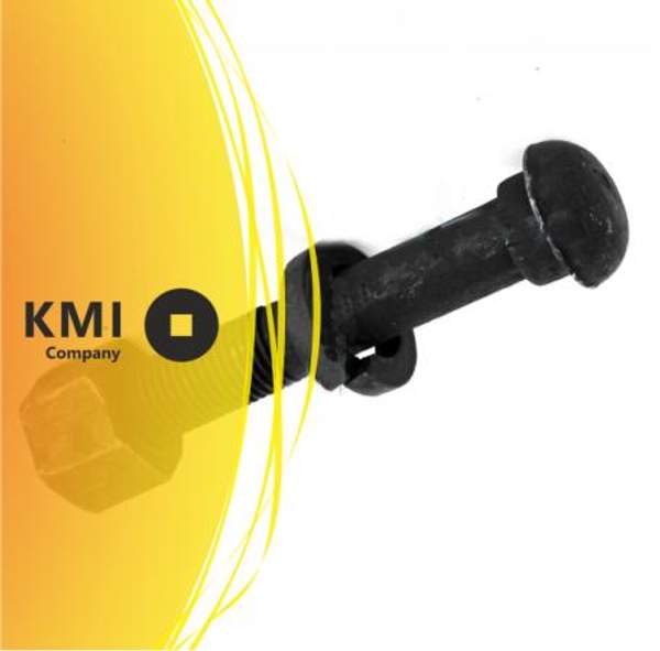 Болт для рельсовых стыков с гайкой и шайбой М22х115 мм ГОСТ 11530-2014