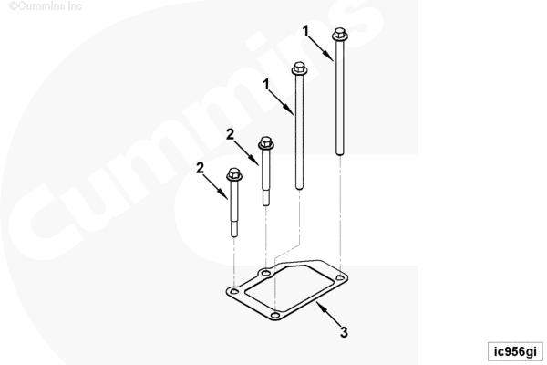 Болт M8 X 1,25 X 80 Cummins 3902112