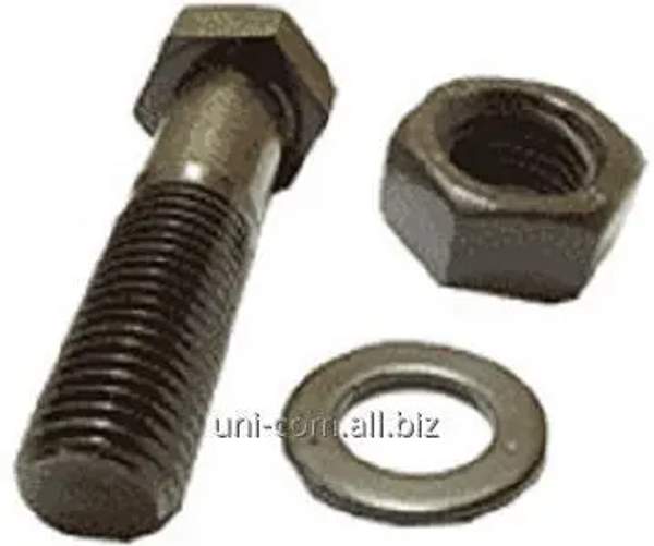 Болт с шестигранной головкой М16х70 ГОСТ 7798-7805 без покрытия с частичной резьбой класс прочности 5.8 ММК-Метиз