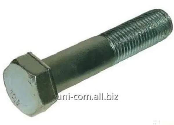 Болт с шестигранной головкой М20х100 ГОСТ 7798-7805 без покрытия с частичной резьбой класс прочности 5.8 ММК-Метиз