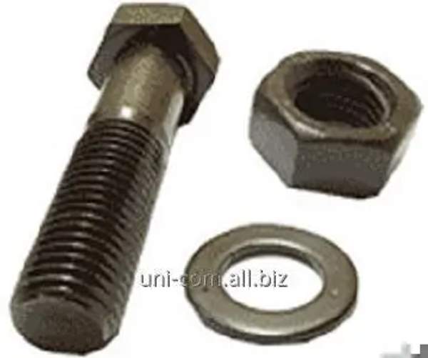 Болт с шестигранной головкой М22х100 ГОСТ 7798-7805 без покрытия с частичной резьбой класс прочности 5.8 ММК-Метиз