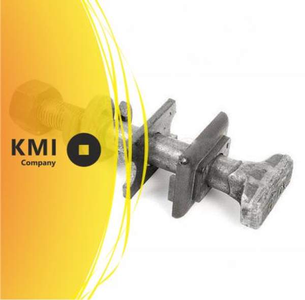 Болт закладной в сборе с гайкой шайбой скобой втулкой М22х175 мм ГОСТ 16017-2014