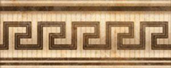 Бордюр APE Ceramica Deja Vu Listelo Simbolo Brown 10x25