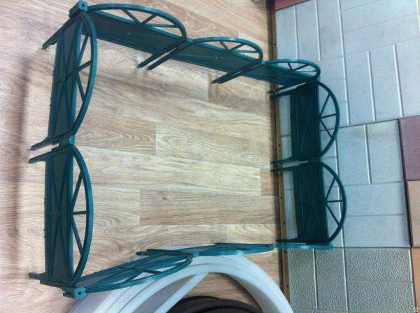 Бордюр садовый "Удачная грядка" (2,85м=10шт) желтый