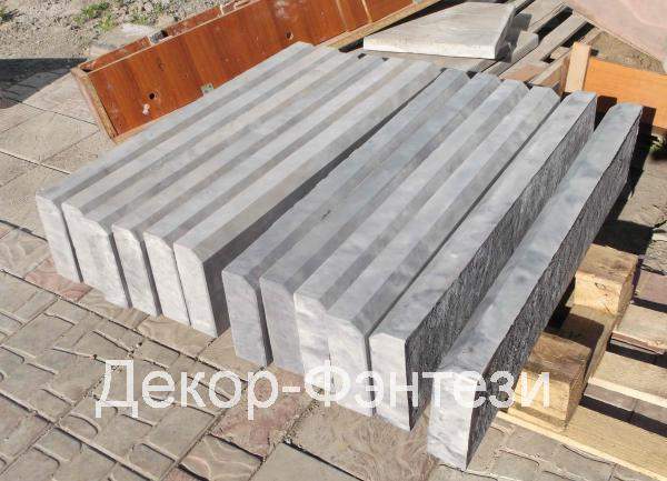 Бордюр тротуарный 100*22*7 см серия мрамор