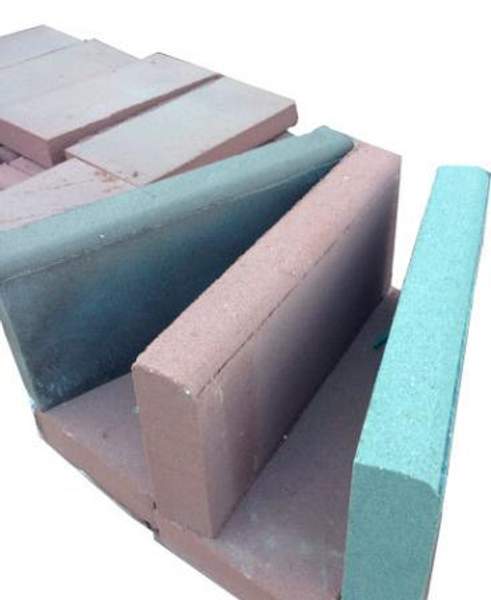 Бордюры для сада 450х200х60 вибропрессованная (черная)