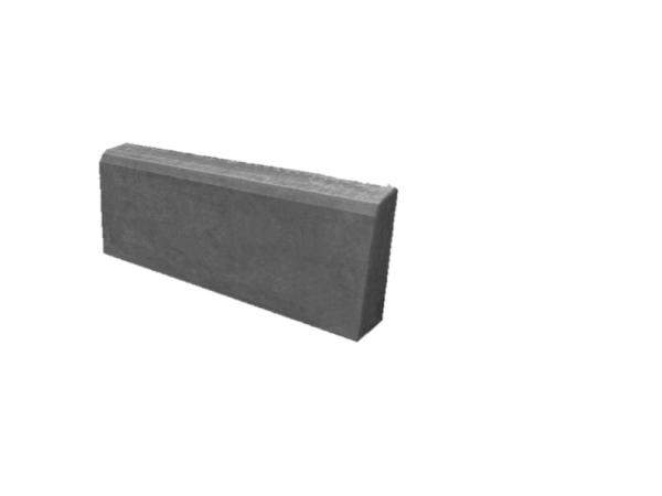 Бордюры садовые для участка вибролитые 500х200х70 (серая)